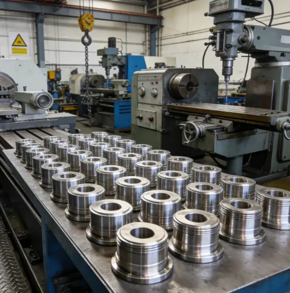 Machine finished parts